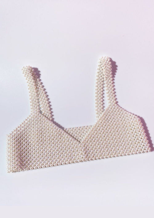 Aeryn | Parel Crop Top – Handgemaakt Design